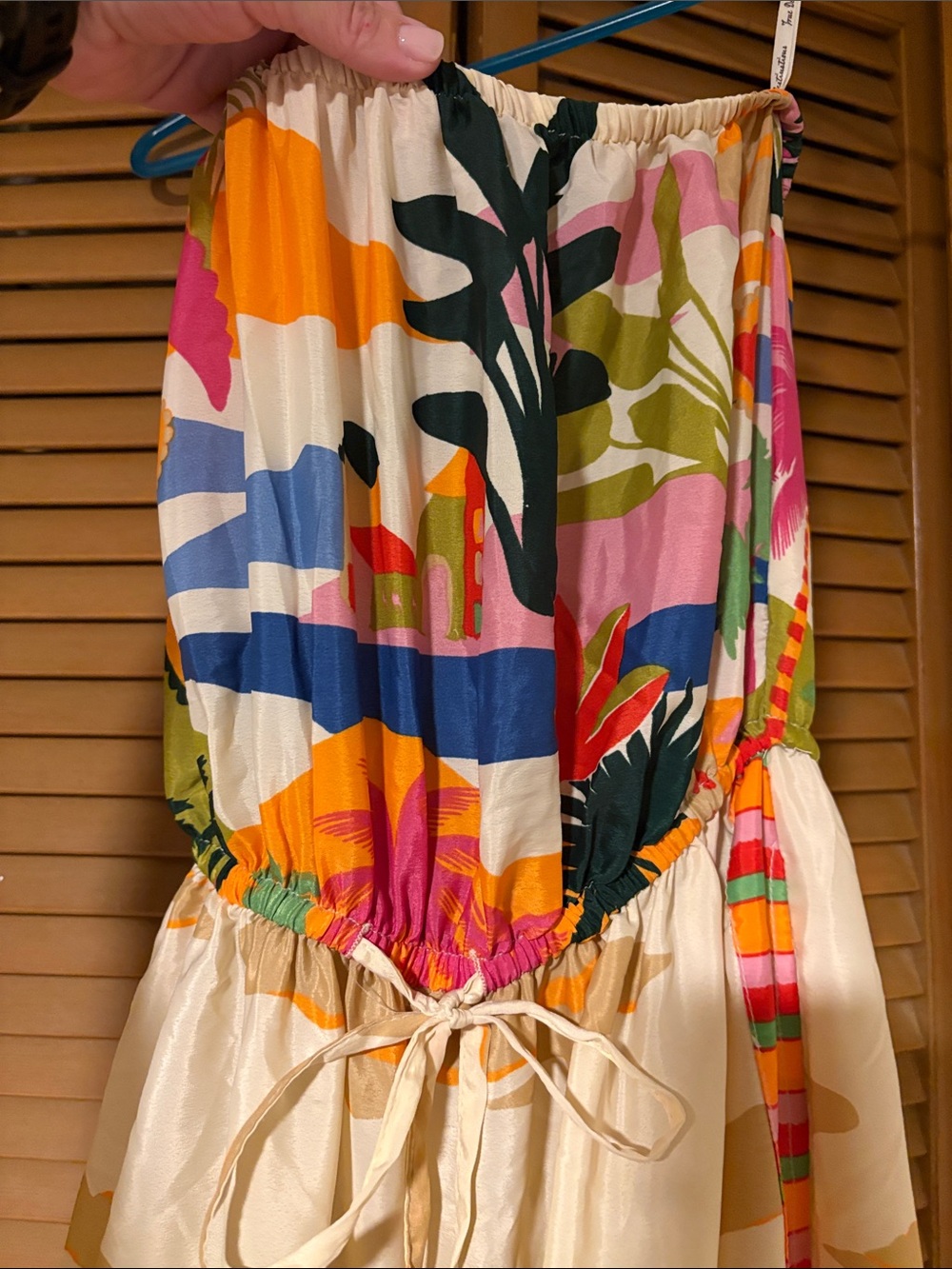 Tropical Print Maxi Romper - Picture 2 of 9